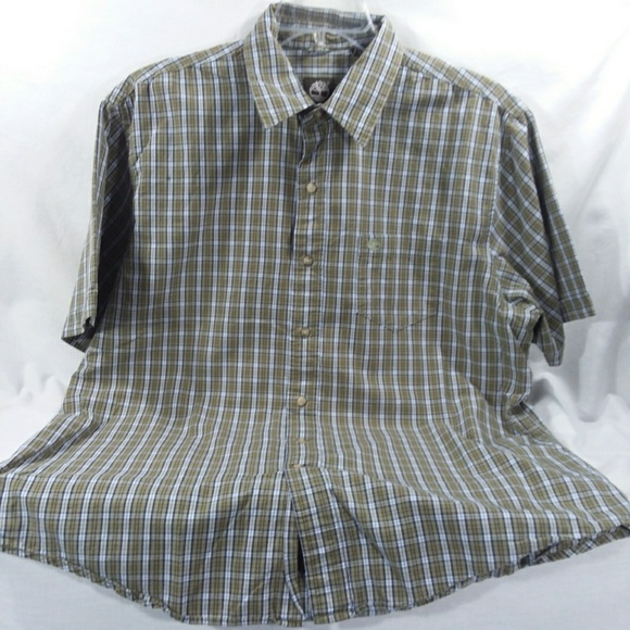 Timberlands Men's Size L Plaid Front Button Shirt - Picture 5 of 5